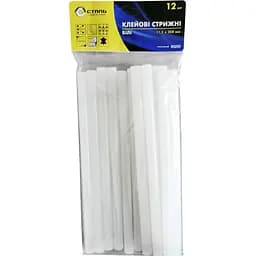 Клеевые стержни Сталь 11.2х200 мм 12 шт. белые (97530)