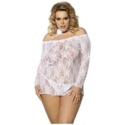 Еротична сукня Anais Cobayo 3XL/4XL білий