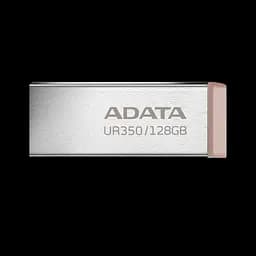 Флеш-накопичувач ADATA USB 3.2 UR 350 128Gb Silver/Beige (UR350-128G-RSR/BG)