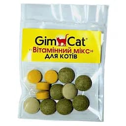 Витамины GimCat «Витаминный микс» для кошек, 12 шт