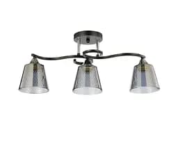 Люстра декоративная INTEREES V 6089-3 BK+CR