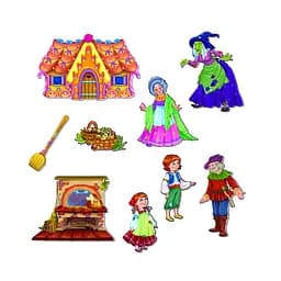 Настільна гра магнітний театр "Пряничний будиночок" Vladi Toys VT3206-54 Укр - мініатюра 2