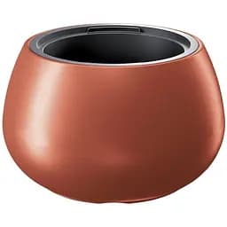 Горщик для квітів Prosperplast Heos з вкладишем 436 мм мідний (89236-7598)