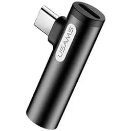 Адаптер Type-C на 2 виходи Type-C + 3.5 мм Usams US-SJ277 AU07