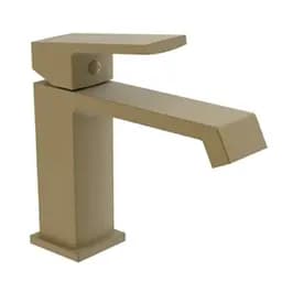 Змішувач для умивальника Haiba Gaudi 001 Brushed Gold HB9583 Золотий