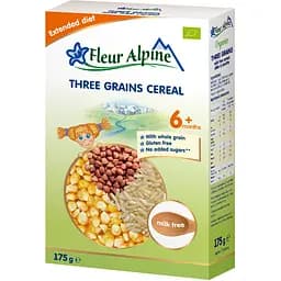Каша Fleur Alpine три злаки безмолочна 175 г