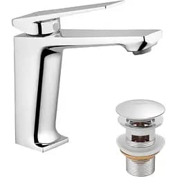 Смеситель для раковины Kroner KRP Ersel - C0111BV с донным клапаном (CV035468)