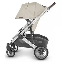 Прогулянкова коляска Uppababy Cruz V2 - Declan + Люлька Uppababy Carrycot-Declan-Oat Melange Silver Frame - мініатюра 3