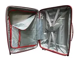 Валіза міні ручна поклажа Milano bag 050 поліпропілен XS Бордовий - мініатюра 6