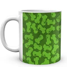 Кружка GeekLand Minecraft Майнкрафт Криперы Паттерн MС.02.369 330 мл белая