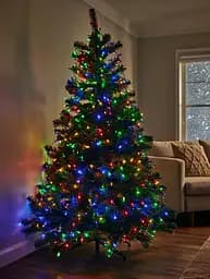 Светодиодная гирлянда Garlando 500L50MWML Роса 50 метров 500 LED белая нить Мультиколор  