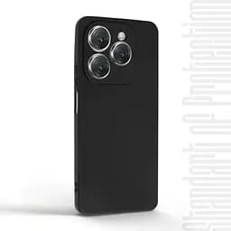Чехол-накладка для смартфона TECNO Spark 20 Pro 4G (KJ6) противоударный, силиконовый, термополиуретановый (ТПУ), с защитой камеры и корпуса, черный, защита всего корпуса, ArmorStandart (ARM74402) - мініатюра 2