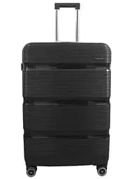 Валіза велика L Milano bag 0307 поліпропілен Чорний - мініатюра 1
