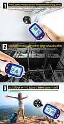Анемометр крильчатий Bluetooth 0.3-30 м/с -10-45°C wintact hoz0010070 - мініатюра 3