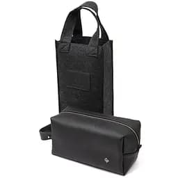 Чоловіча шкіряна косметичка GRANDE PELLE 22х12х10 см acs0018592 - мініатюра 5