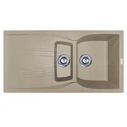 Кухонна мийка Adamant NEW LINE PLUS сахара 975x495x235 мм, з крилом 97,5 см - мініатюра 1