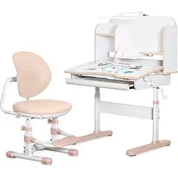 Комплект мебели Mealux Nemo Peach: стол + стульчик + полка + лампа (BD-38 PN) 