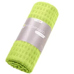 Простыня вафельная Home Line 200х155 см лимонная (190679)