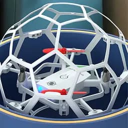 Літак на радіокеруванні SCHE L0717 Ball Drone White - мініатюра 4