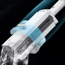 Швабра Xiaomi Blue fish Water Sponge Mop PU03A White - мініатюра 3