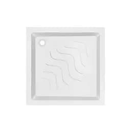 Набір: Lidz душова кабіна Wawel SC80x80.SAT.LOW.FR, скло Frost 4 мм + піддон Mazur, Універсальна, матовий - мініатюра 9
