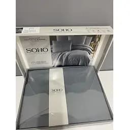 Комплект постільної білизни Soho Anthracite двоспальний сірий (1255К) - мініатюра 2