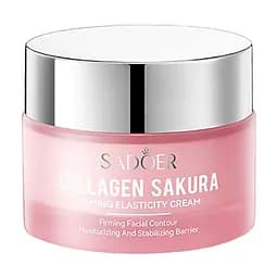 Крем Sadoer для обличчя з сакурою Collagen Sakura Firming Elasticity Cream 50 мл