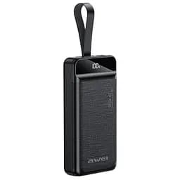 Зовнішній акумулятор Awei P140K 30000 mAh 22.5W чорний