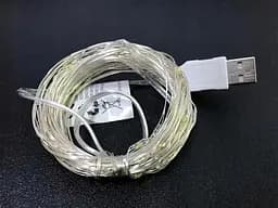Гірлянда крапля роси usb Sun Lamp 100 led нитка довжина 10 м c USB для 5v - мініатюра 3