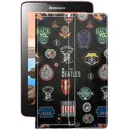 Чехол StatusCASE из экокожи для планшета Lenovo Idea Pad A5500 8 Битлз