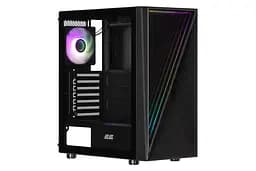 2E Gaming Корпус Infinity G205A без БЖ 2xUSB3.0, 1xUSBType-C, 1x120мм ARGB, 2x120мм, VGA 345мм, LCS ready, TG Side Panel, ATX, чорний - мініатюра 5