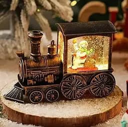 Світильник новорічний музичний Паротяг HC-D013 LED USB AAх3 (24.4x8.5x18.5см)