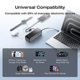 Зовнішній акумулятор EcoFlow RAPID 25000mAh Black [EF-RAPID25K100W-B-EU] [139814] - мініатюра 8