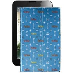 Чехол StatusCASE из экокожи для планшета Lenovo IdeaTab A3000 Фэшн голубой