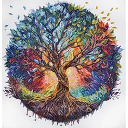 Набор для вышивки крестиком "Центр Вселенной" AH-211 с пяльцами