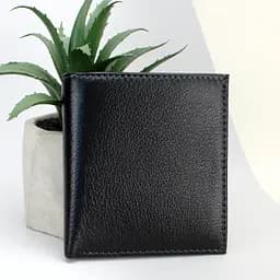 Портмоне мужское кожаное Ricco Grande 608-A черное на кнопке