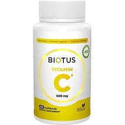 Вітамін С Biotus 500 мг 100 капсул