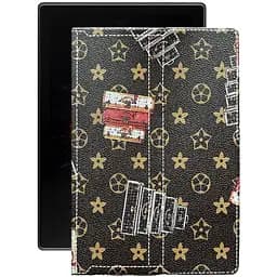 Чехол StatusCASE из экокожи для планшета Pixus Hammer Луи-Витон-коричневый