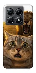 Чохол Demsky Shocked cat and lion для Xiaomi 14T Pro