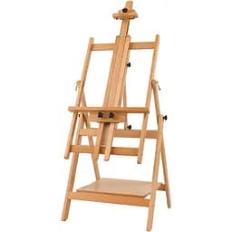 Мольберт стационарный Rosa 6059 типа Н бук 61×69×224 см максимальная высота холста 150 см MEEDEN