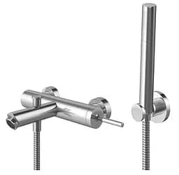 Смеситель для ванны Kohlman Maxima chrome настенный KPL-QW110M Хром