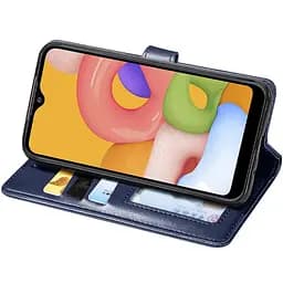 Шкіряний чохол-книжка GETMAN Gallant (PU) для Xiaomi Redmi 5 Plus / Redmi Note 5 (Single Camera) Синій - мініатюра 2