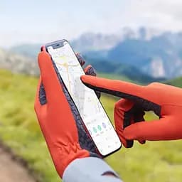 Рукавички нековзкі трикотажні Naturehike NH21FS035 XL темно-сині - мініатюра 3