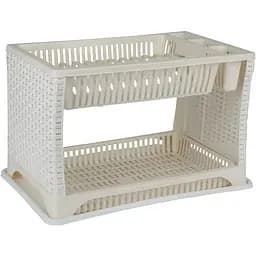 Сушка для посуды Violet House Роттанг White, белый (0053 Роттанг WHITE сушка д/посуды 29*44*29 см)
