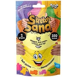 Набір креативної творчості Danko Toys Stretch Sand STS-04-02U пакет 350 гр Жовтий