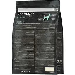Сухий беззерновий корм для дорослих собак малих порід Grandorf Fresh Lamb & Sweet Potato Adult Dog Mini  з ягням та бататом 3 кг - мініатюра 2