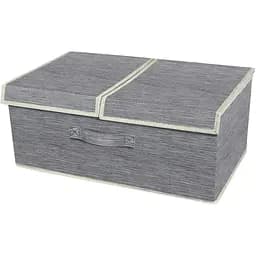 Короб складний Handy Home, з двома кришками, 50x30x20 см, сірий (ASH-05)