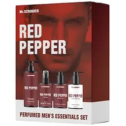 Парфюмированный набор косметики для мужчин Mr.Scrubber Red Pepper Perfumed Men's Essentials Set