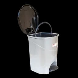 Відро Irak Plastik Bella з педаллю кругле 30 л сірий металік (00-00004567) - мініатюра 2