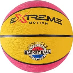 Мяч баскетбольный Bambi Extreme Motion размер №7 520 г разноцветный (BB1485(Pink))